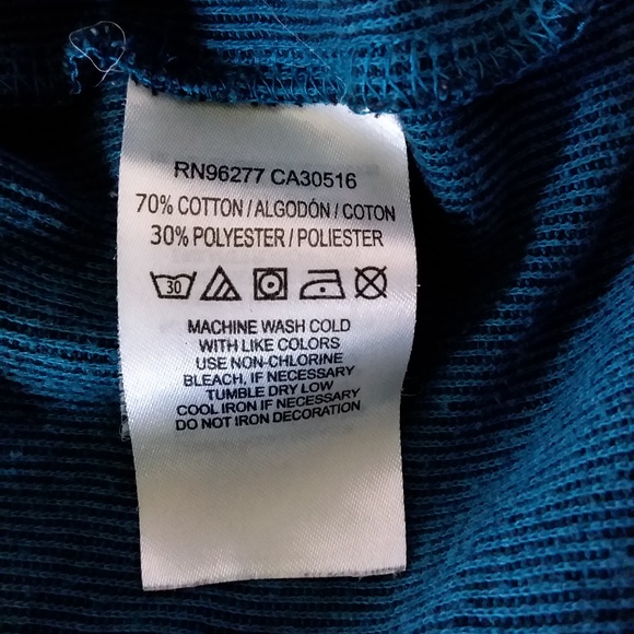 Black & Blue Long Sleeved, Hooded Pullover - Picture 8 of 8